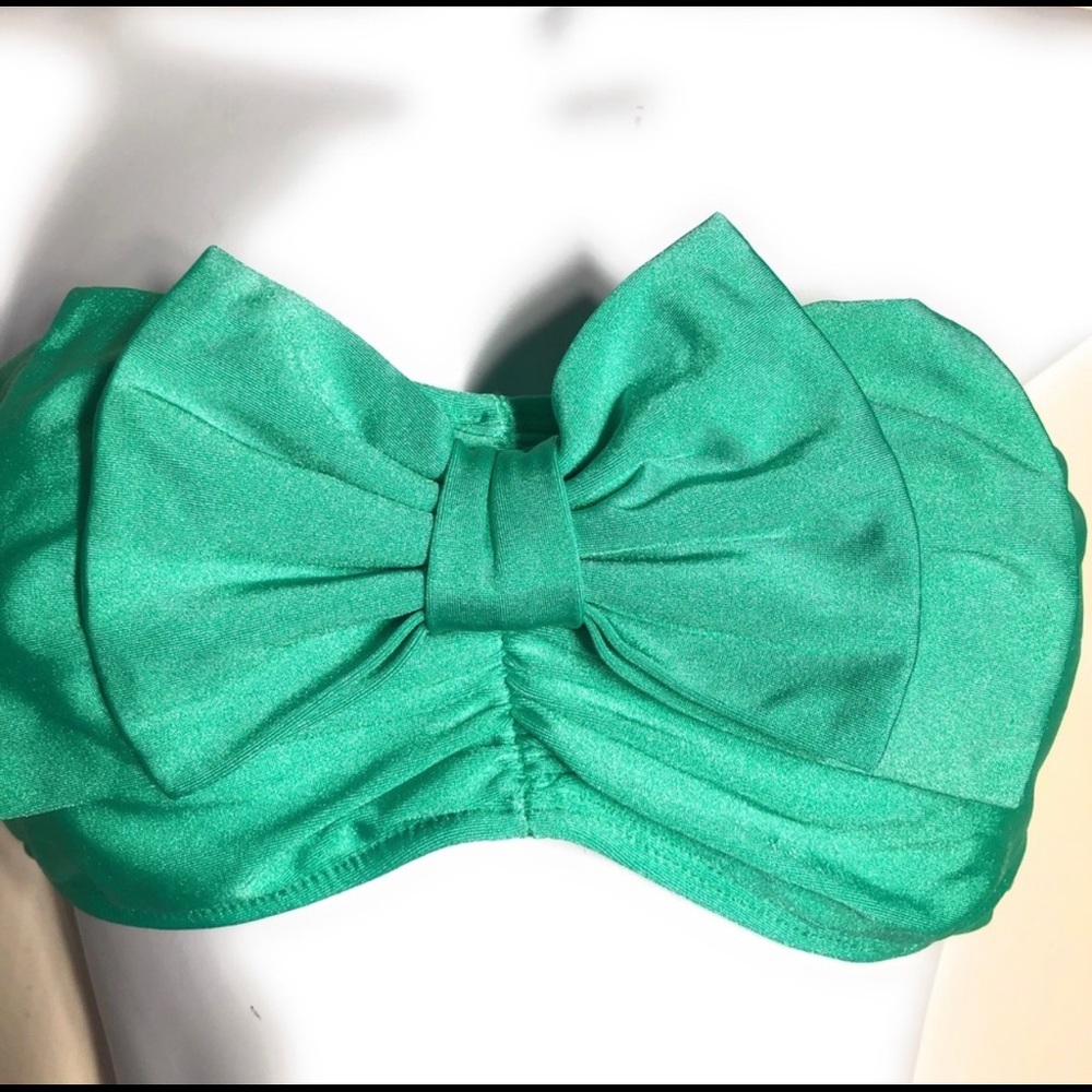 Luli Fama Bow Bandeau Bikini Top - XL (can adjust any size M/L)